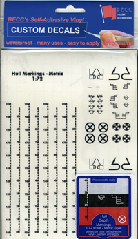 Hull Markings Black Metric